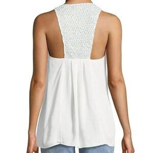 Haute Hippie Stolen Glances V-Neck Sleeveless Top Small